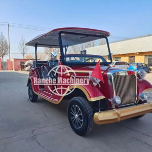 RC Autobús Eléctrico Clásico Retro de 11-14 Plazas para Adultos, el Más Vendido en Europa, para Turismo Urbano, con Motor de 72V 5000W y Batería de Plomo-Ácido - Product Image 1