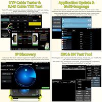 Rsrteng E66 4K IP CCTV Kamera-Tester Monitor Koaxial HD TVI CVI AHD POE WiFi Netzwerk-Tool 5,5 Zoll