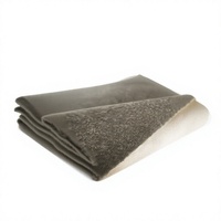 Tapis gris en polypropylène épaissi à bords incurvés, moderne, minimaliste, ignifuge, couverture intégrale pour salons de beauté et bijouteries