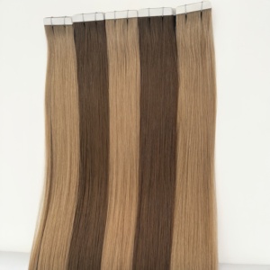 Extensiones de Cabello Adhesivas de Cabello Humano Liso para Salón de Belleza, Productos de Dropshipping 2025, Cabello Rubio - Product Image 5