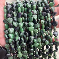 Perles en pierre naturelle en forme de cœur de 10 mm pour la fabrication de bijoux, bracelets et colliers, accessoires de fabrication de bijoux en gros