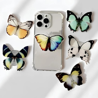 Op maat gemaakte acryl telefoonhouder met thermische transferdruk & hete-stempeling voor aangepaste logo's met dieren-/mode-/fruitthema's
