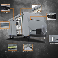 Housse de camping-car personnalisée en tissu Oxford, anti-poussière et imperméable, pour camping-car et caravane