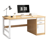 Bureau de travail moderne et minimaliste en gros, table d'ordinateur de bureau à domicile, bureau d'ordinateur nordique de luxe léger en ardoise