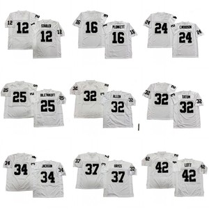 Camiseta de Rugby Estilo Vintage para Hombre, Cosida, Lyle Alzado Art Shell Tim Brown Calvin Muhammad Ted <span class=keywords><strong>Hendricks</strong></span> Dave Casper Tallas S-3XL - Product Image 1