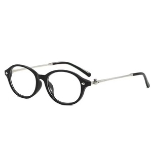 <b>Retro</b> Oval <b>Sunglasses</b> For Women UV400 Full Rim Metal Temple Sun Protection Fashion Glasses - Product Image 3