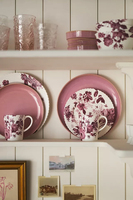 Tasse en céramique à imprimé Rose romantique tasse à motif floral pour la décoration intérieure vaisselle pour l'utilisation du thé et du café
