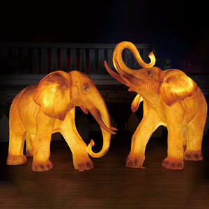 Glass Fiber Reinforced Plastics Lion <strong>Tiger</strong> Elephant Squirrel Deer Ip65 Waterproof Holiday Led Decoration Landscape <strong>Motif</strong> Light - Product Image 1