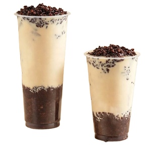 Vasos de Plástico PP Desechables Transparentes de 16oz/24oz con Logotipo Personalizado, Tapas de 90mm Impresas para Té de Burbujas Boba y Matcha, a Prueba de Fugas - Product Image 1