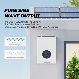 เครื่อง1.6KW พลังงานแบบคลื่นไซน์บริสุทธิ์ MPPT ไฮบริด3KW 8KW 6.4KW 5KW 10KW ใช้ในบ้านซัพพลายเออร์ระดับมืออาชีพจากจีน - Product Image 3