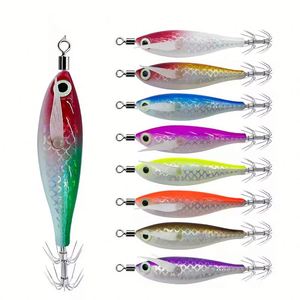 Topline Glow Squid Jig Hook Appât <span class=keywords><strong>de</strong></span> pêche en eau salée, appât artificiel en forme d'œuf, crevettes en bois, leurres <span class=keywords><strong>de</strong></span> pêche en mer, poulpe, <span class=keywords><strong>seiche</strong></span>, calmar - Product Image 1