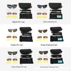 屋外CS射撃戦術用フルリム偏光傷防止サイクリンググラススポーツバイクゴーグル安全メガネ - Product Image 6