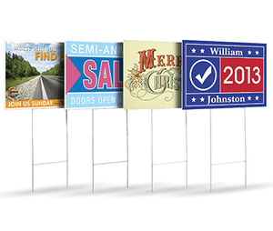 Panneaux de signalisation Sinocoroplast 24'' x 18'' double face pour maisons à vendre, flèches directionnelles immobilières, piquets de signalisation de jardin en PP découpé - Product Image 3