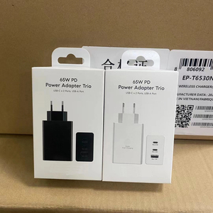S24 65W PD Wall Charger 3 Ports EP-T6530 Super Fast Adapter Type C Trio for <strong>Samsung</strong> Galaxy <strong>S22</strong> S23 S21 Ultra Gan Changers <strong>Plug</strong> - Product Image 4