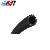 خرطوم وقود مرن من المطاط NBR/CPE من BJR Racing طراز AN4-AN12 جديد أسود اللون مع قفل دفع للضغط من -40 إلى 100 درجة مئوية وضغط 250 رطل لكل بوصة مربعة