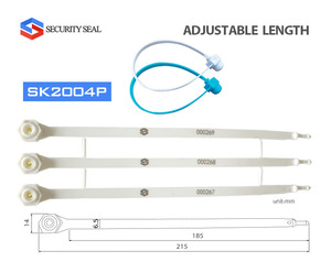 Tamper hiển nhiên cao an ninh Con dấu nhựa dùng một lần an ninh con dấu với mã vạch - Product Image 6