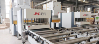 Machine de pressage à chaud haute fréquence pour portes en bois, ligne de production et d'assemblage à vendre sur commission