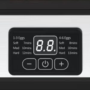 241088 6 ovos 360W 2025 novo automático Oem inteligente ovo elétrico fogão elétrico 6 ovos caldeira com temporizador - Product Image 2