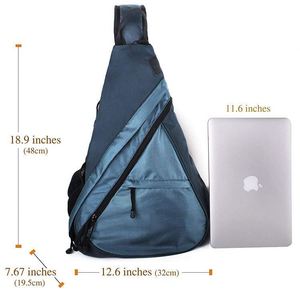 กระเป๋าคาดลำตัวแบบสะพายไหล่ BSCI Factory รุ่น Chest Pack-Medium กันน้ำได้ สำหรับผู้ชาย - Product Image 4