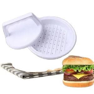 1 cái Khuôn bánh hamburger nhà sản xuất đa chức năng thịt bánh sandwich nhà bếp thịt nướng công cụ tự làm nhà nấu ăn Công ANI-214 Trắng A45