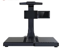 Scanner de livres USB en aluminium 25MP à haute résolution avec OCR, format V, pour surfaces incurvées, affichage A3, haute vitesse, pour livres anciens