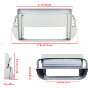 (EU Cổ Phiếu) Podofo 9 Inch Android Đài Phát Thanh Xe Carplay Android Tự Động Đôi DIN GPS Hỗ Trợ AHD Máy Ảnh Cho Fiat 500 2007-2015 - Product Image 5