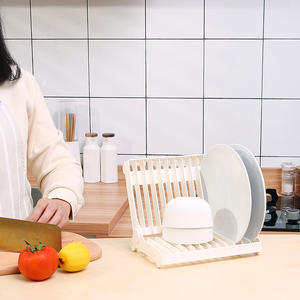 Bianco piccolo piatto posate da cucina stendino <span class=keywords><strong>pieghevole</strong></span> in plastica Organizer vassoio per piatto - Product Image 4