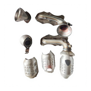 Collecteur d'échappement avant en acier inoxydable YUEYANG à montage direct, sans catalyseur semi-céramique pour Toyota Highlander 3.5L - Product Image 1