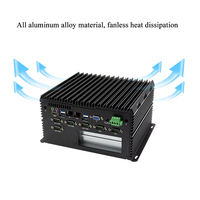 I5 12th ordinateur intégré Mini PC 8G + 512G PC industriel sans ventilateur Intel Auto petit ordinateur industriel avec emplacement PCIE