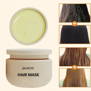 Crème de kératine et collagène naturel pour femmes africaines, <span class=keywords><strong>masque</strong></span> capillaire sans rinçage pour <span class=keywords><strong>cheveux</strong></span> <span class=keywords><strong>crépus</strong></span> 4C/3C, réparation et hydratation 2-en-1 - Product Image 3