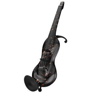 Pro yoolim điện im lặng Violin tinh khiết sợi carbon violins im lặng điện fiddle từ tốt tuners với geared PEGs Set - Product Image 2