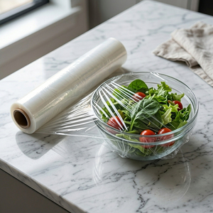 <span class=keywords><strong>Film</strong></span> d'emballage alimentaire transparent en PE de 30 cm résistant à l'humidité pour le stockage des aliments dans la cuisine - Product Image 4