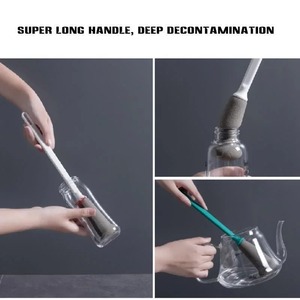 <b>Long</b> <b>Handle</b> <b>Sponge</b> Brush Kitchen Cleaning Supplies Bottle Cleaning Brush Cups Beers Jugs Cleaned Kitchen Tool - Product Image 6