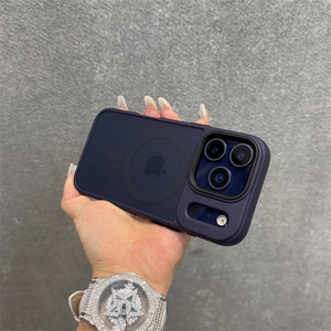 <span class=keywords><strong>Cover</strong></span> per cellulare magnetica trasparente in acrilico opaco sottile per <span class=keywords><strong>iPhone</strong></span> 16e 15 14 13 12 <span class=keywords><strong>11</strong></span> 16 17 <span class=keywords><strong>Cover</strong></span> <span class=keywords><strong>Max</strong></span> custodia <span class=keywords><strong>nera</strong></span> opaca - Product Image 5