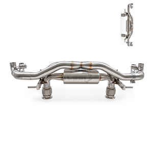 ระบบท่อไอเสียแบบ Catback วาล์วสุญญากาศประสิทธิภาพสูง สำหรับ <span class=keywords><strong>Audi</strong></span> <span class=keywords><strong>R8</strong></span> V8 BYH 4.2L V8 ปี 2006-2015 วัสดุ SS304 เสียงแบบสปอร์ต V8 - Product Image 2