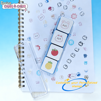 Ensemble de tampons en caoutchouc multifonction 6 en 1, auto-encreurs, pour loisirs créatifs, scrapbooking, journalisation
