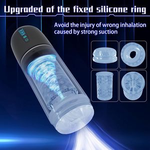 LIL MERMAID Male Masturbator Electric Masturbator for Man Portable Rechargeable Waterproof Mens Sex Toys Adult Toys - Product Image 5