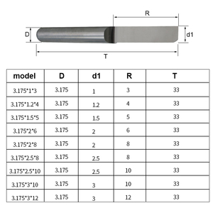 HYCNC 3.175mm Single Flute <strong>End</strong> <strong>Mill</strong>, High-Speed CNC Carving Tool for Acrylic, PVC, MDF &amp; Advertising &amp; DIY Projects - Product Image 4