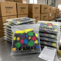 Shorts en maille RAMAX personnalisés à imprimé éclaboussures colorées, respirants, épais, style streetwear, pour le basketball, vente en gros, usine OEM