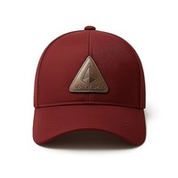 Cappello di Lusso a 6 Pannelli in Nylon Oxford con Patch Personalizzata, Visiera Curva, Design alla Moda con Motivo Leopardato, Berretto da Baseball per Uomo e Donna
