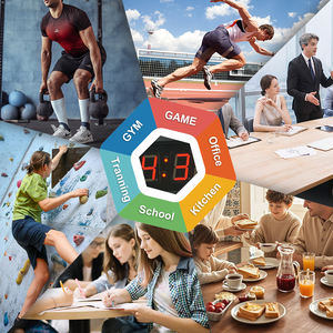 <span class=keywords><strong>Cronómetro</strong></span> LED de 4 Dígitos con Control Remoto, para Competencias Escolares, Juegos de Respuesta Rápida, con Botón Seleccionable - Product Image 4