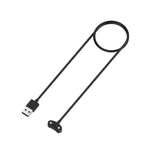 1M negro para <span class=keywords><strong>Ticwatch</strong></span> <span class=keywords><strong>Pro</strong></span> 5/X/3/E3 Pro3 LTE reloj inteligente cargador USB adaptador de cable Cable de carga magnético - Product Image 4