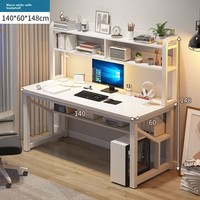 Bureau d'ordinateur en bois moderne et durable, très vendu, avec petite étagère, multifonctionnel, pour le bureau, la chambre à coucher ou l'étude