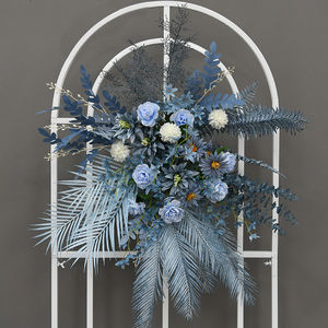 Vente en gros <span class=keywords><strong>2022</strong></span> fleur de guidage artificielle <span class=keywords><strong>rouge</strong></span> chaud pour Arrangement de salle de mariage rangée de fleurs décoratives au sol - Product Image 3