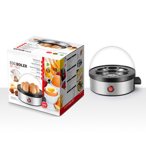 Egg Steamer Stainless Steel 1-7 Eggs Single Layer Electric Egg Boiler Household Mini <b>Breakfast</b> <b>Maker</b> - Product Image 4
