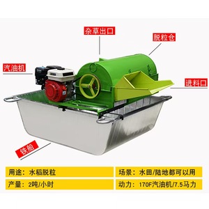 Offre Spéciale batteuse diesel de moteur à gaz de type <span class=keywords><strong>bateau</strong></span> commercial multifonctionnel, batteuse de riz de maïs à usage agricole - Product Image 6