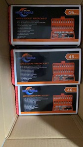 46-delige Auto Reparatie Handgereedschap Set Voor Garage Workshop 1/4-Inch Metrische Sae Koppel Sleutel Kits Chroom Afwerking Oem Aanpasbaar - Product Image 5