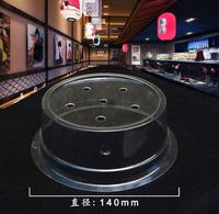 Couvercle en plastique pour Sushi Plat Cuisine Outil Buffet Convoyeur Réutilisable Transparent Gâteau Plaque Alimentaire Couverture Restaurant Accessoires
