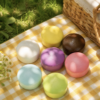 Jouet Squishy en forme de pain rond, en mousse PU souple à remontée lente, anti-stress, pour la décompression, décoration de bureau, cadeau, vente en gros