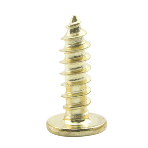 100 pièces/sac Vis autotaraudeuses ultra-minces à tête plate en acier inoxydable 304 plaqué or M2 M2.3 M2.6 M3 M3.5 M4 M5 M6 - Product Image 3